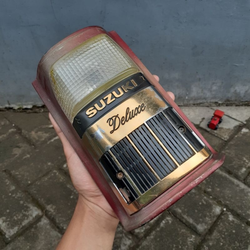 panel dasi depan suzuki rc100 rc80 merah original