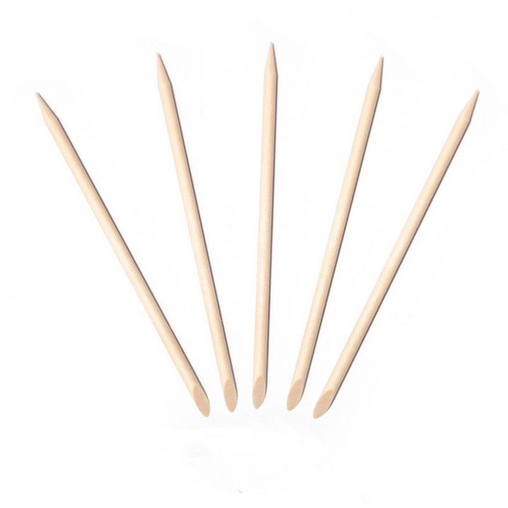 A368 STIK KAYU NAIL ART pendorong kutikula wooden stick cuticle pusher nail tool alat kecantikan manicure mesin pedicure meni pedi perawatan