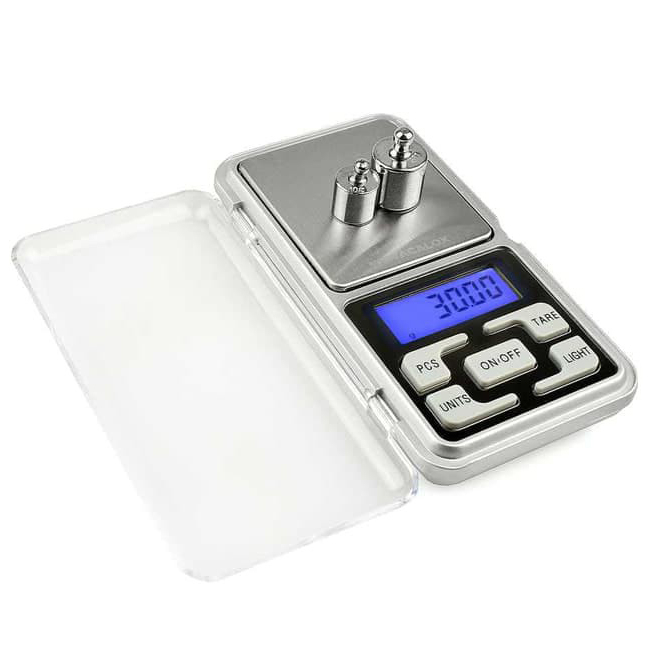 POCKET SCALE Timbangan 200gr Digital Akurasi 0.01gr (Dengan Baterai)