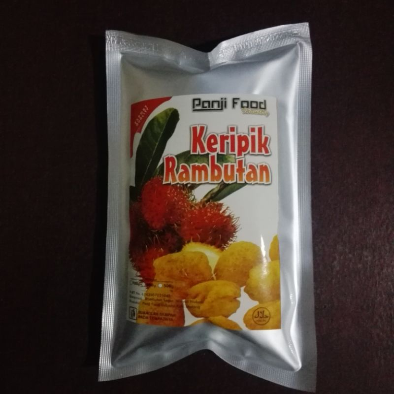 Keripik Buah Rambutan 90gr / 100% Asli Malang / Rambutan Chips - Panji Food