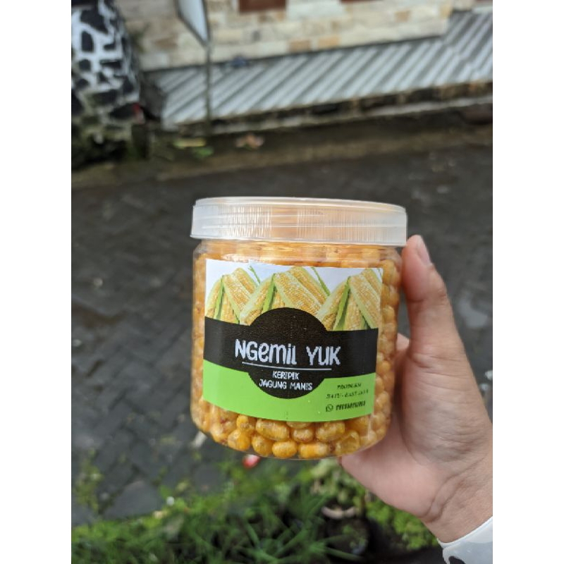 

KERIPIK JAGUNG MANIS CRISPY PREMIUM 600ml | KERIPIK BUAH & SAYUR PREMIUM