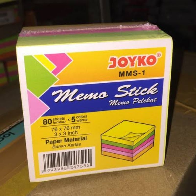 

[ LUSIN ] MMS-1 JOYKO / MEMO STICK / KERTAS MEMO / MEMO TEMPEL / STICKY NOTE / NOTES