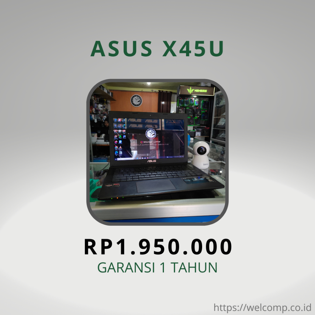 Laptop 2ND Asus X45U Bergaransi 1 Tahun