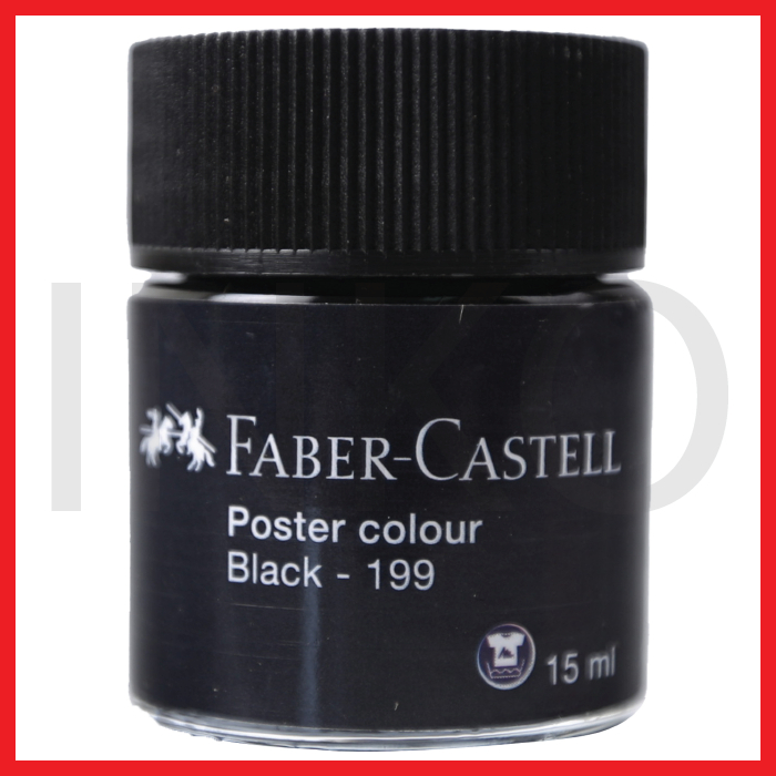 

FABER CASTELL POSTER COLOUR BLACK 15ML