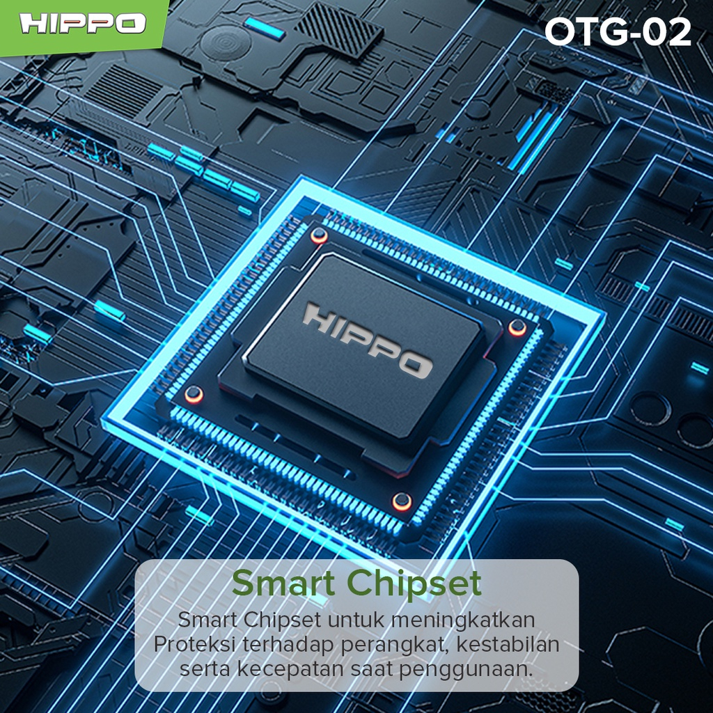 Hippo OTG-02 Converter TYPE - C TO USB Support Fast Charging