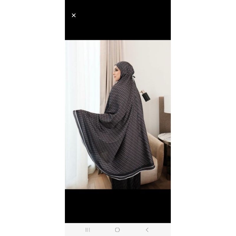 Mukena Vanilla Hijab Official Black