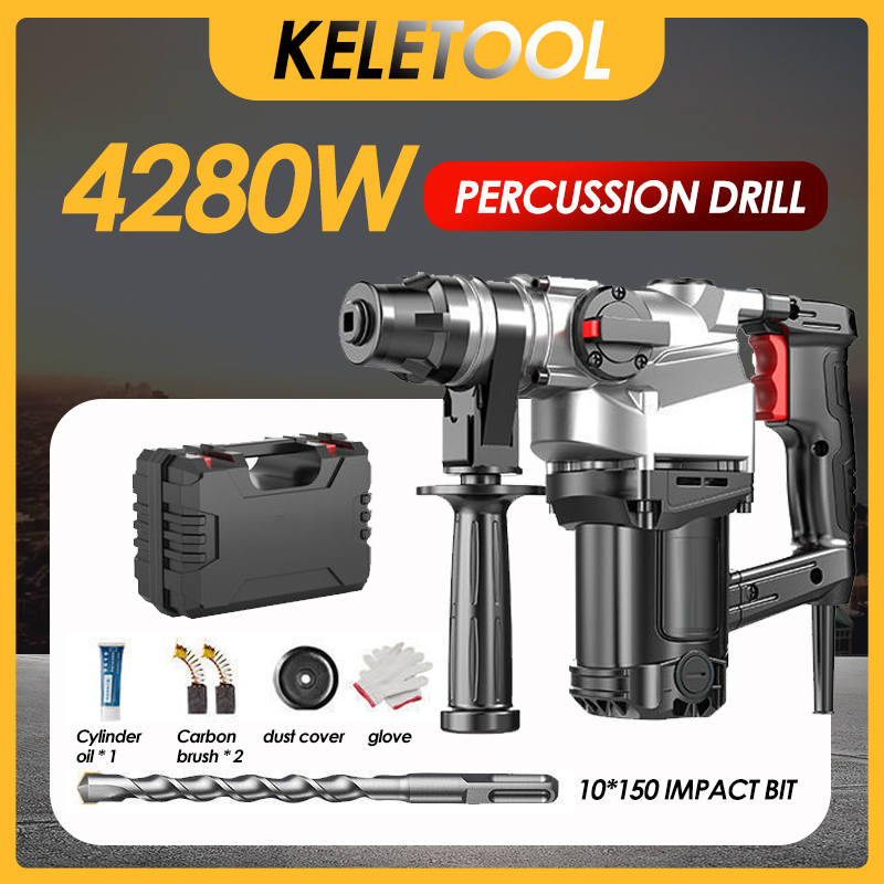 Mesin Bor Bobok Beton 3fungsi Hammer Drill Listrik Cas Palu Yang Dapat Dilepas Makita Cutter Jack Dr