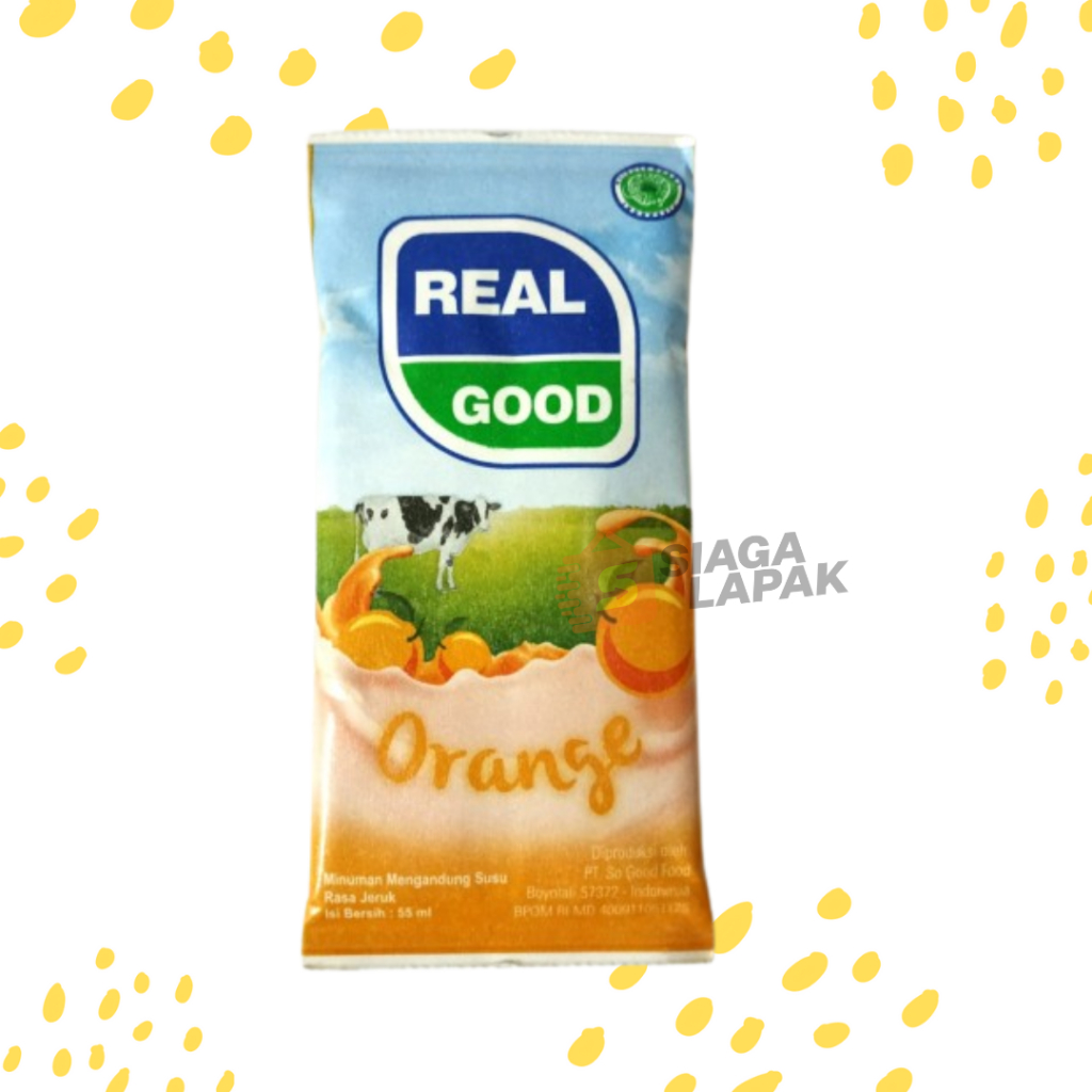 Real Good 50ml 1 DUS KARTON Susu Bantal Aneka Rasa