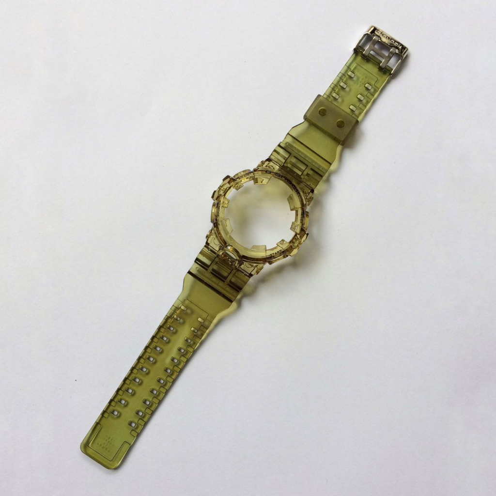 BNB STRAP BEZEL CASIO GSHOCK G SHOCK GA 700 GA700 JELLY CLEAR OLIVE GREEN
