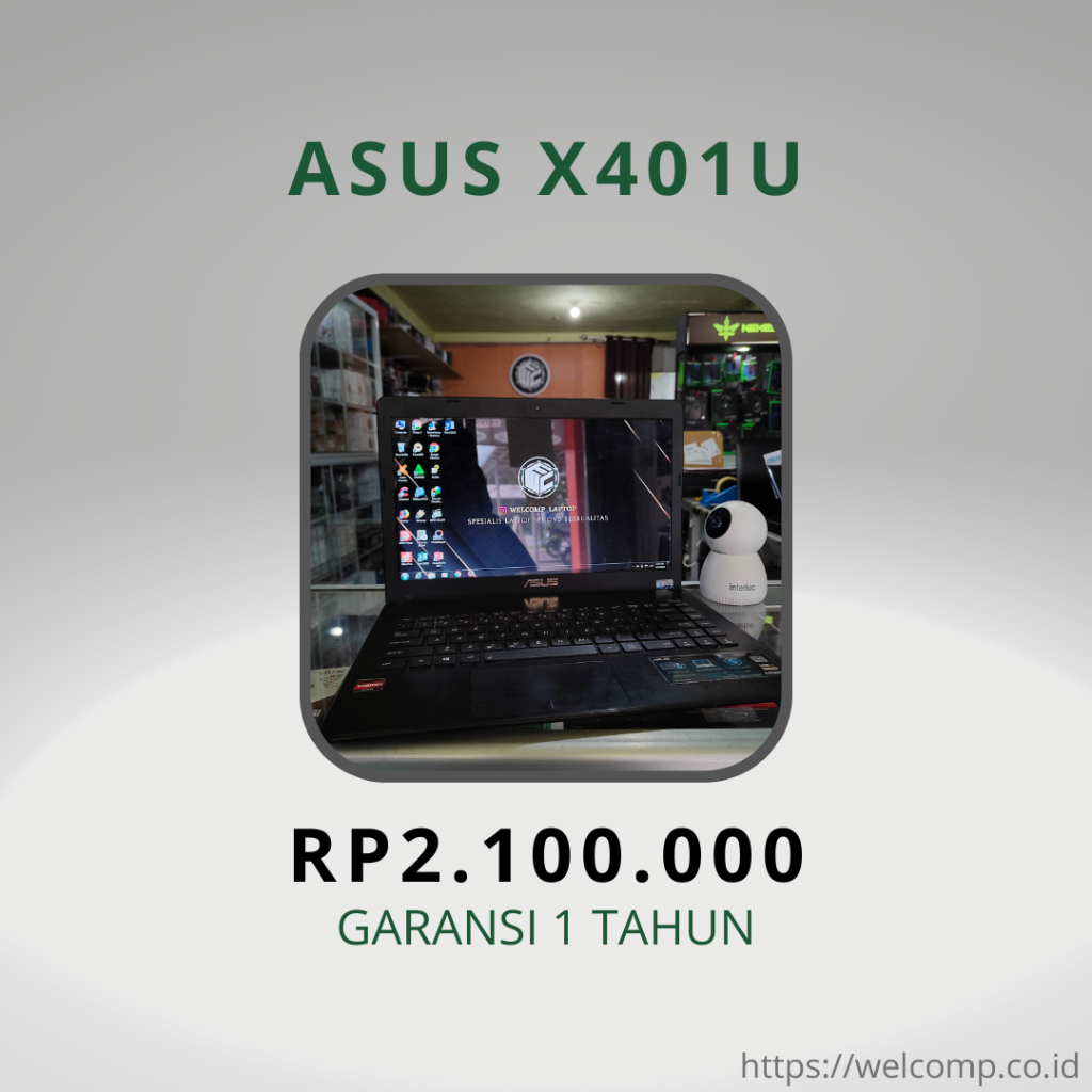 Laptop 2ND  ASUS X401U Second Bergaransi 1 Tahun