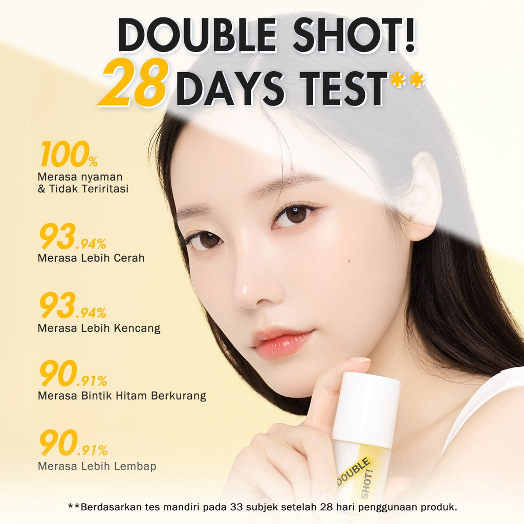 MFI - BARENBLISS DOUBLE SHOT C DAY A NIGHT DEEP BRIGHTENING DOUBLE SERUM | READY STOCK