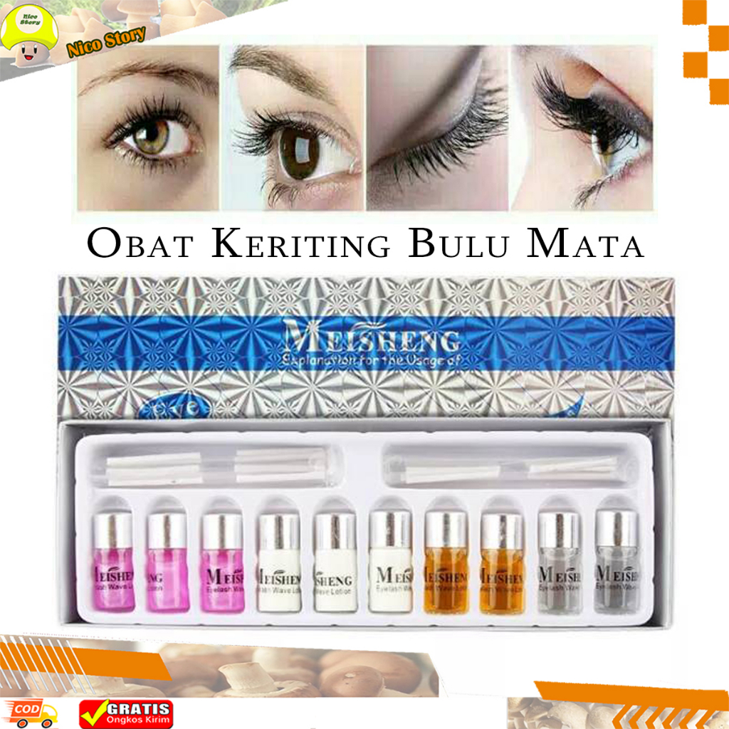 (NCS) MEISHENG Paket Set Obat Keriting Bulu Mata Pelentik First Hand Lash Lift Kit Set Alat Lashlift Curly Mei Sheng Eyelashwave Lotion