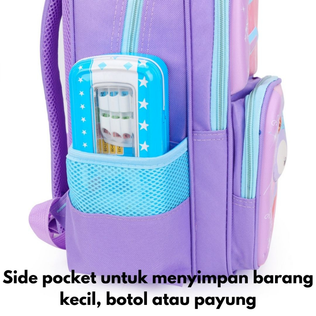 [M.Toys] Tas Ransel Anak Sekolah Buat TK Sampai SD Motif Timbul Tahan Air Kualitas Import Premium -M0235