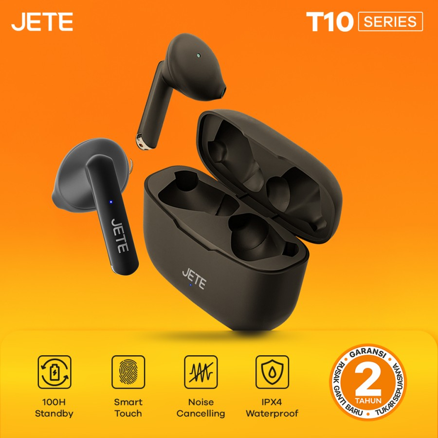 JETE T10 TWS Earbuds Headset Bluetooth 5.1