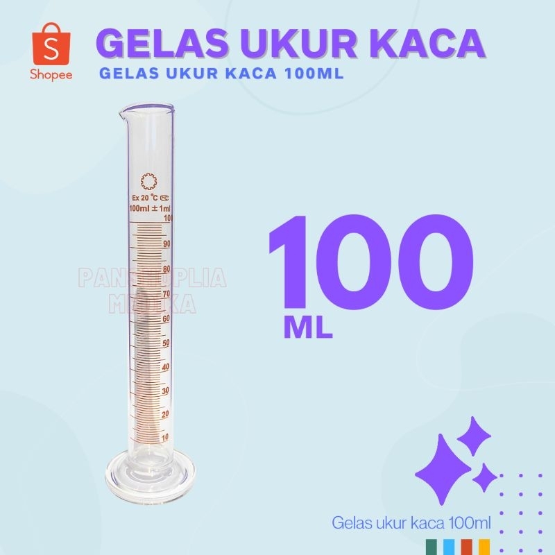 Gelas ukur kaca 100 ML