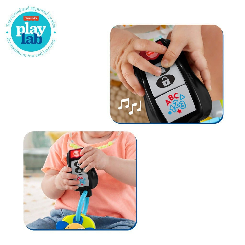 FISHER PRICE (GJW18) LAUGH &amp; LEARN PLAY &amp; GO KEYS / mainan motorik / mainan anak / mainan bayi