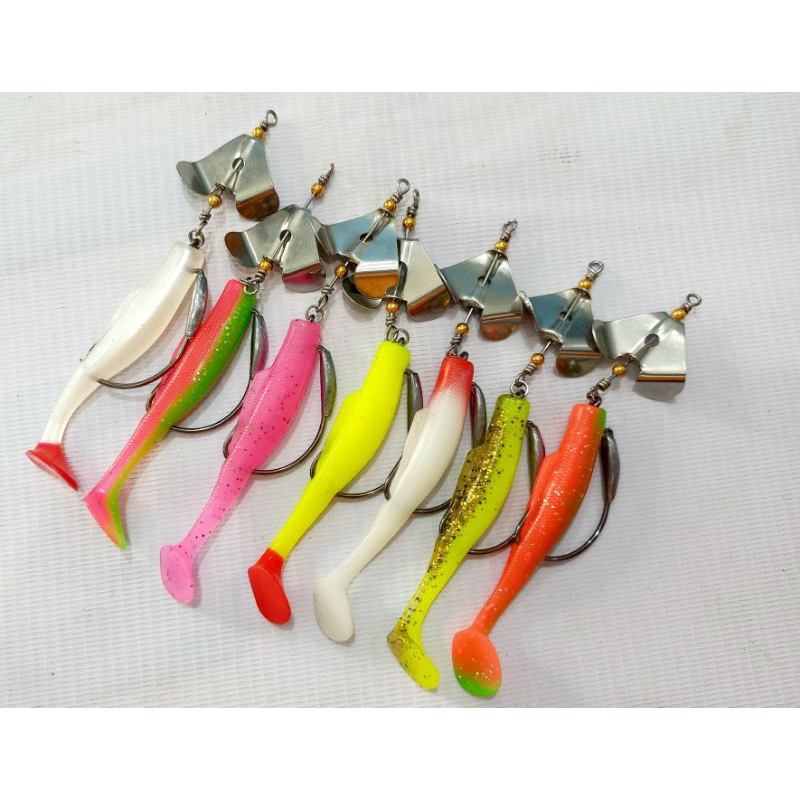 Soft Lure propeller, propeller umpan Toman