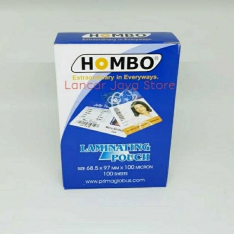 

Plastik Laminating Hombo Ukuran KTP