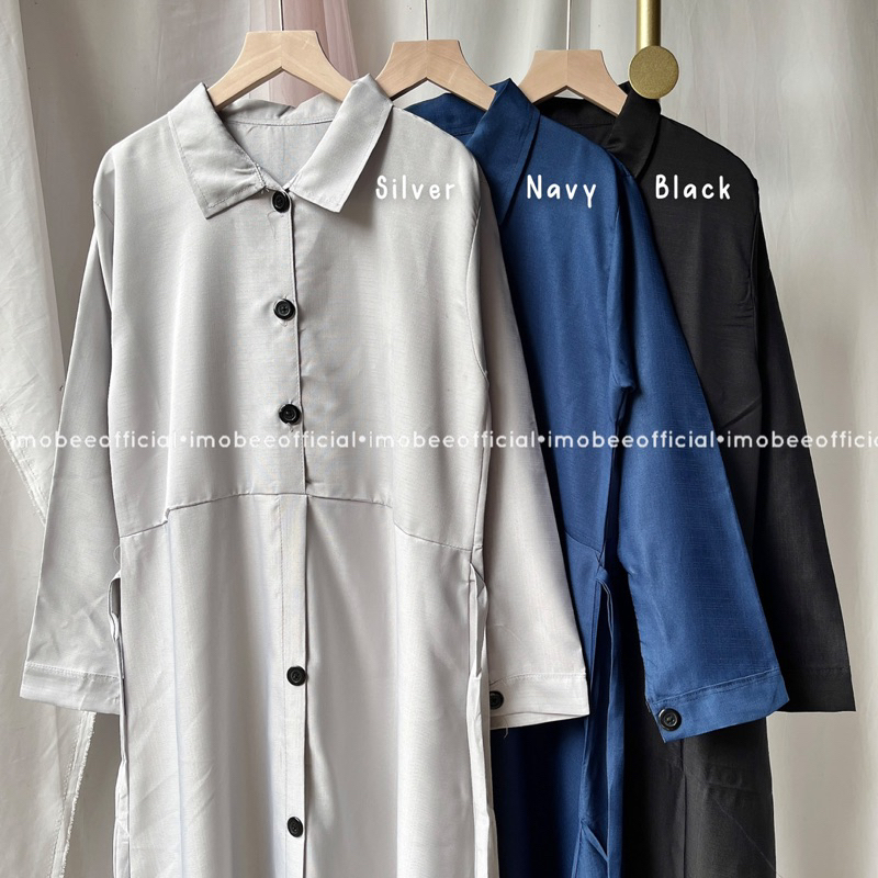 KANAYA DRESS BASIC BALOTELI KANCING BUTTON