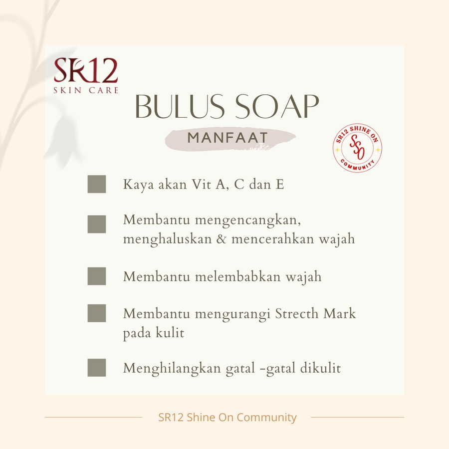 Sabun SR12 Herbal Sabun Bulus Sabun Kopi Coffee Soap Rice Soap Milk Sabun Herbal