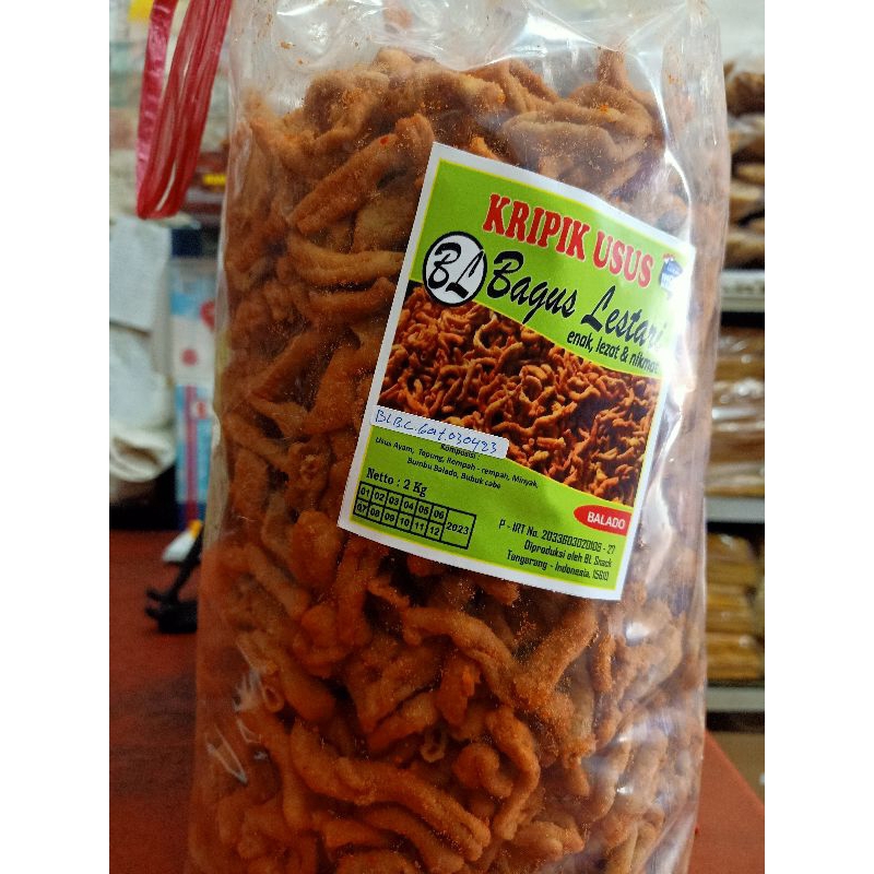 

kripik usus balado 500 g