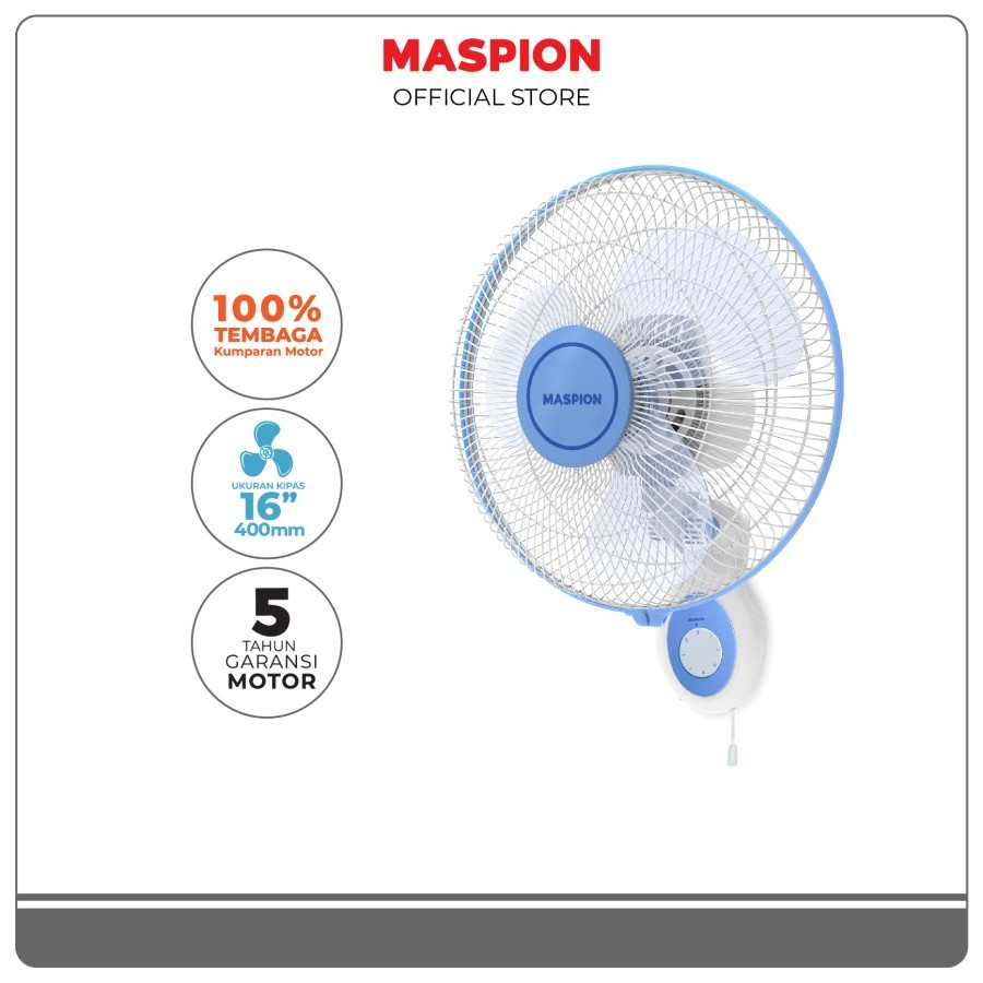 MASPION Kipas Wall Fan 16 inch MWF 4002 k - Garansi Resmi