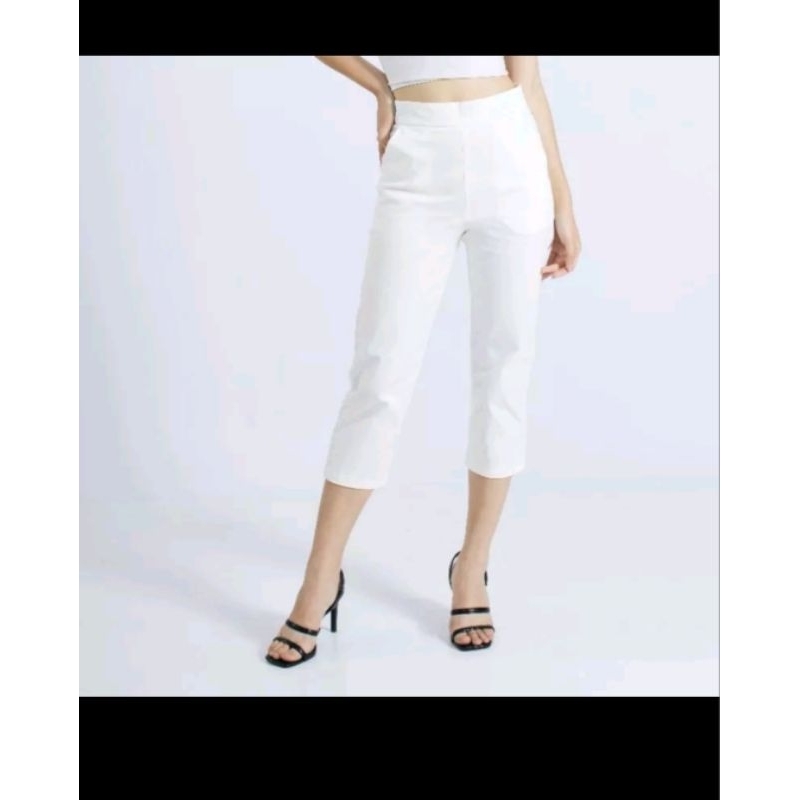 NYX trousers white shopatmuku × Elizabeth zenifer  size XXL