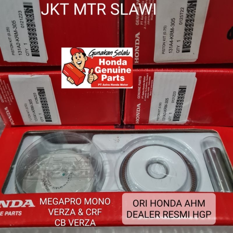 piston kit ring seher piston pen verza megapro monoshock crf cb verza std,S-25,S-50,S-75,S-100 ori honda ahm