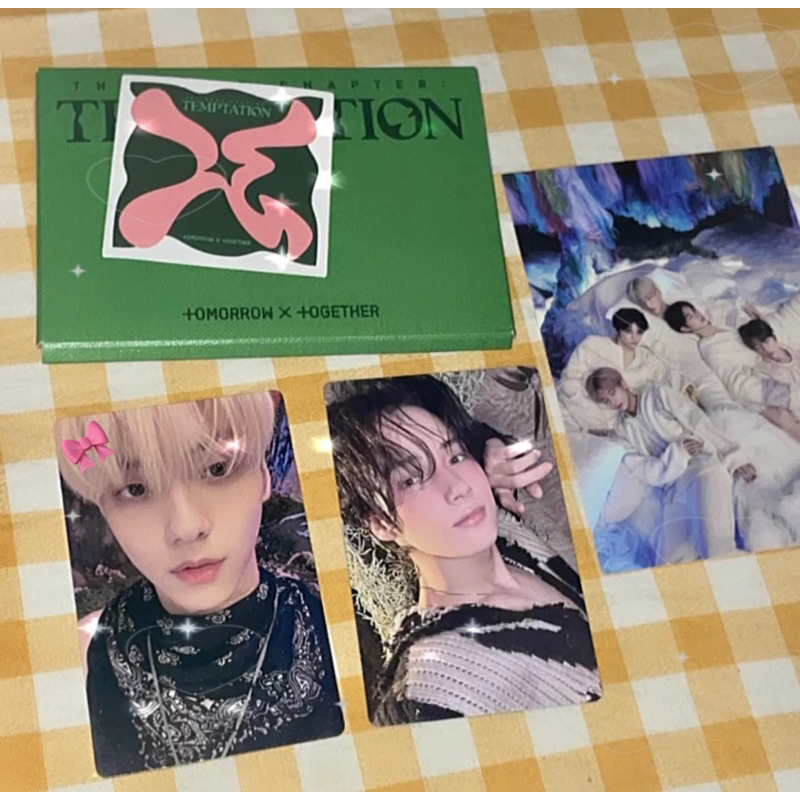 Photocard Soobin Hueningkai TXT Temptation Weverse TNCT