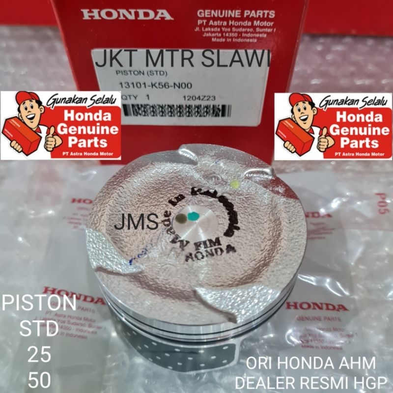 seher,piston sonic,gtr,cbr 150 led, cb 150 std, S-25,S-50 ori honda ahm dealer resmi hgp