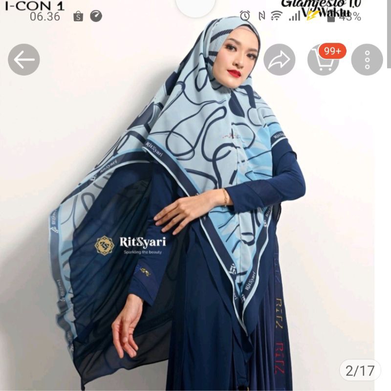 khimar ritz syari