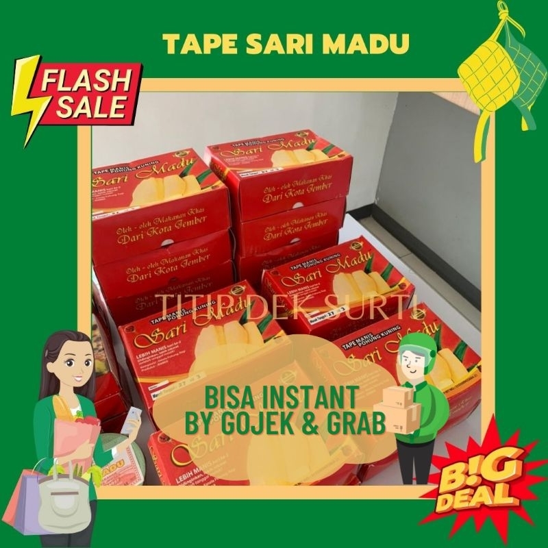 

(TERMURAH) Tape Sari Madu 1000gr Khas Jember