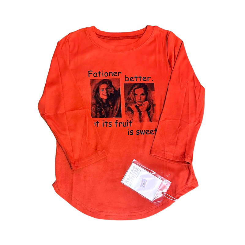 KAOS WANITA LENGAN PANJANG / KAOS WANITA IMPORT / KAOS WANITA KEKINIAN / KAOS POLOS / BAJU WANITA / 