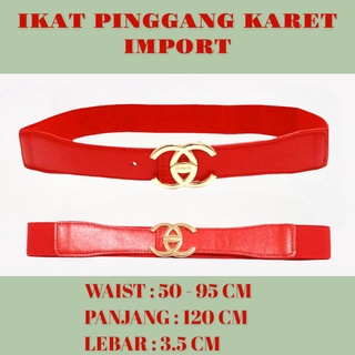 SMARTGIRL NEW IKAT PINGGANG KARET WANITA IMPORT / TALI PINGGANG CEWEK FASHION 00600-00606