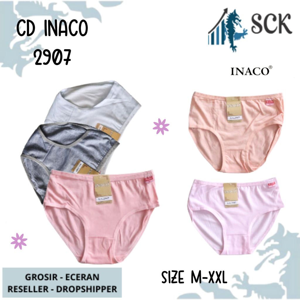 CD Wanita INACO 2907  Warna muda / CD INACO 2907 Warna Muda Terang - sckmenwear GROSIR