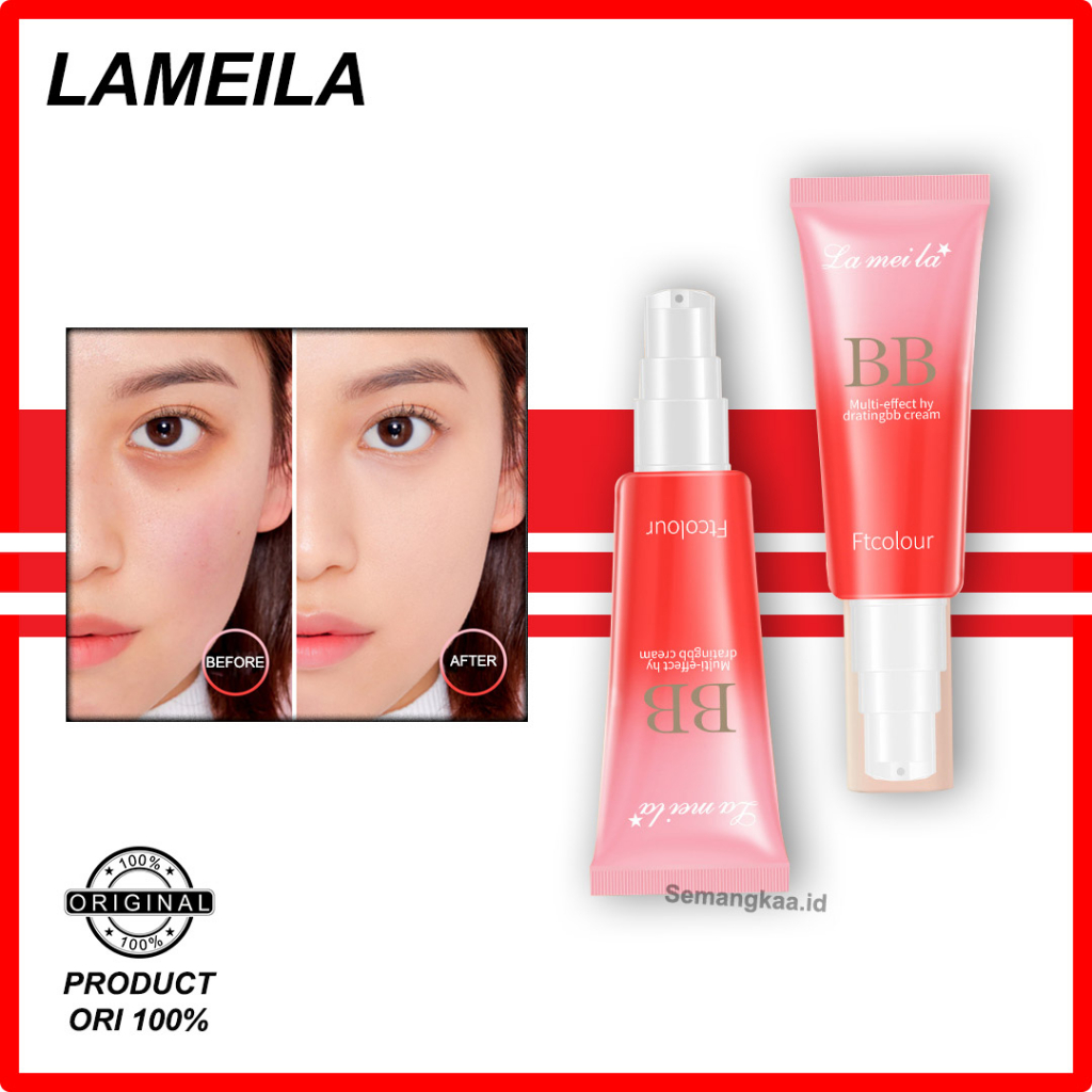 LAMEILA BB Cream Moisturizing Liquid Foundation Korean Makeup Original Waterproof LA201