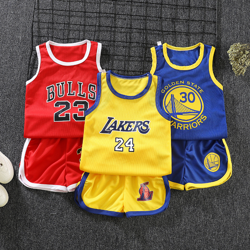 Setelan Singlet Anak Import  Tahun Basket Setelan anak basket