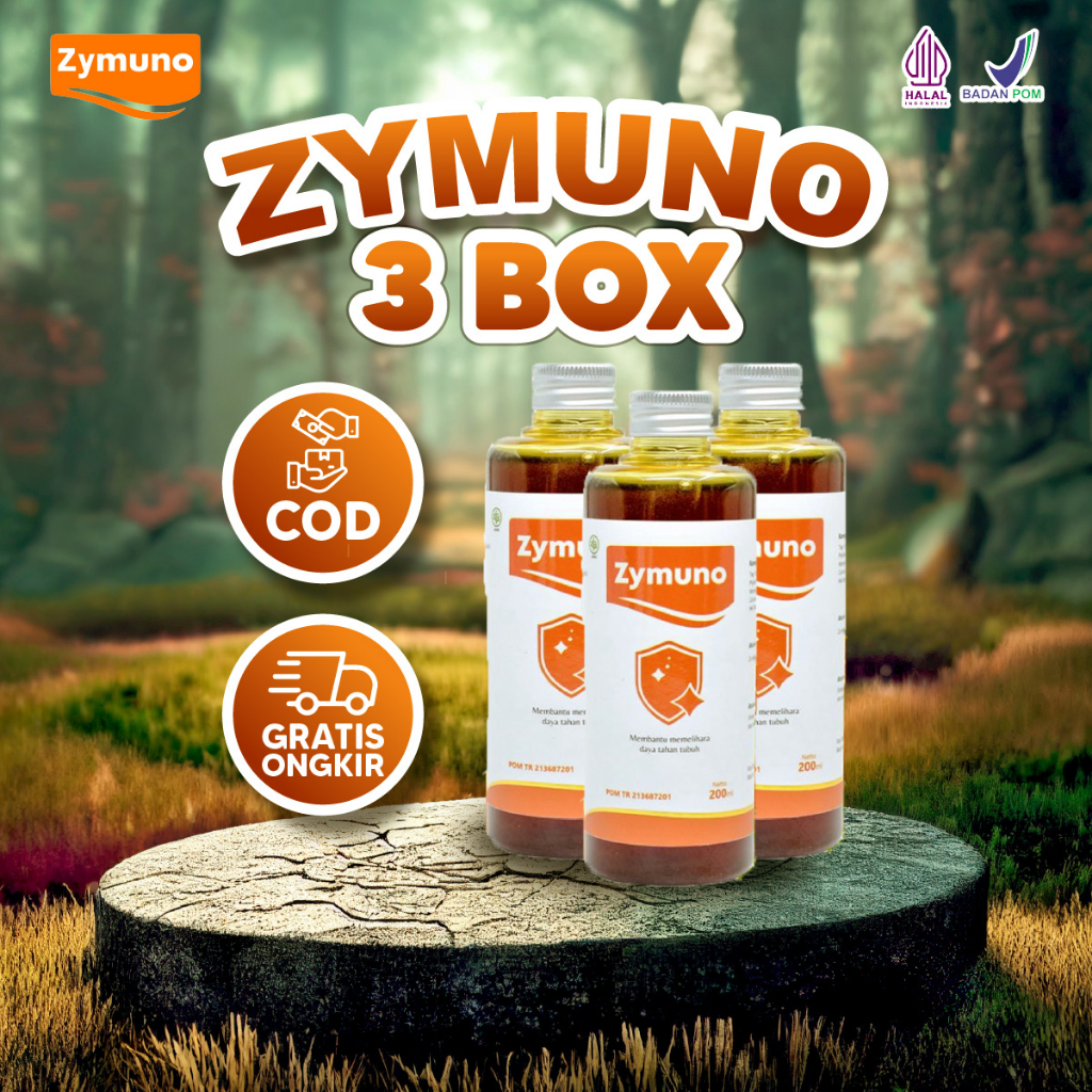 Madu Zymuno Original Bantu Atasi Kanker Benjolan Meningkatkan Daya Tahan Tubuh Paket 3 Box Isi 200ml