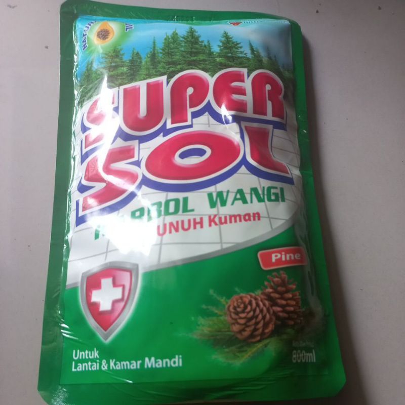super sol karbol wangi pine 800ml