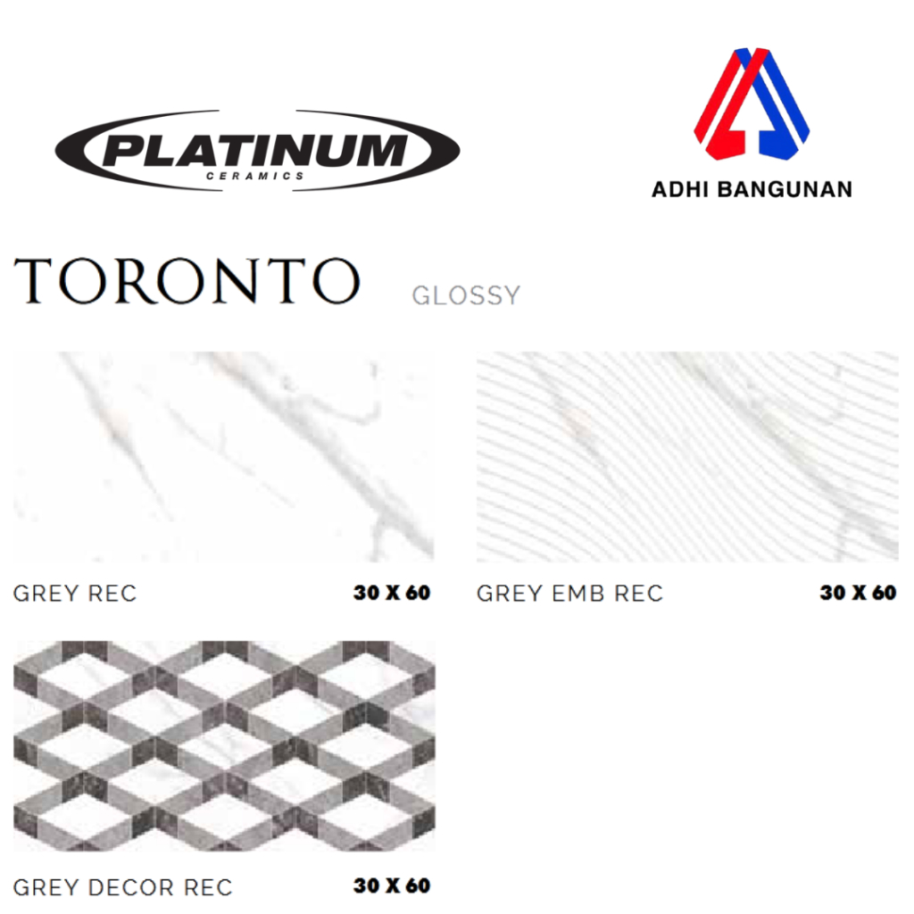 PLATINUM Keramik 30x60 - TORONTO Series