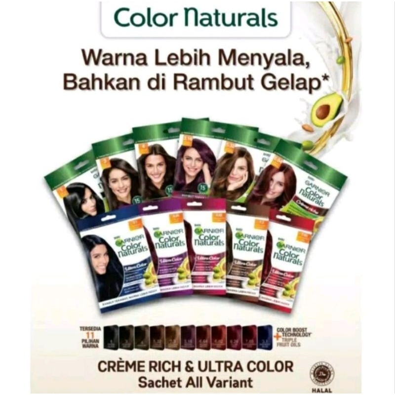 Cat Rambut Garnier Sachet