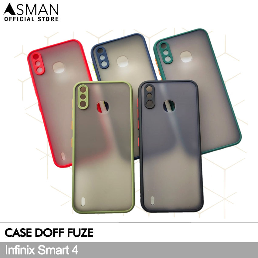 Asman Case Infinix Smart 4 Fuze Premium Shield Protector