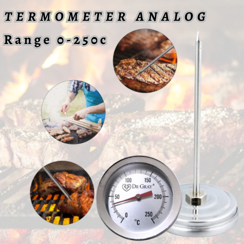 Thermometer Pocket Analog Stainless Thermometer Coffee Milk Air Teh - TMA1