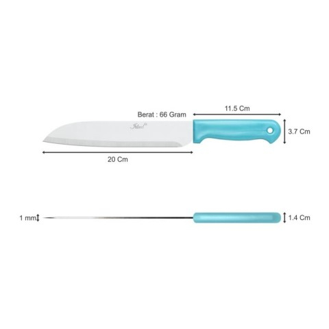 Pisau Masak Fancy Stainless Steel 8&quot; IDEAL ID120