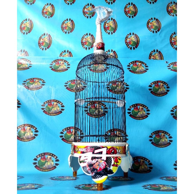 Aksesoris Sangkar Kandang Tebok Hewan Peliharaan Burung Pleci Helopet Murah - Sangkar Burung Pleci H