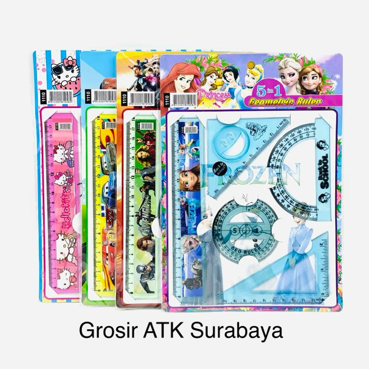 

Penggaris / Garisan Set 5 in 1 Fancy Avenger Frozen Disney 1