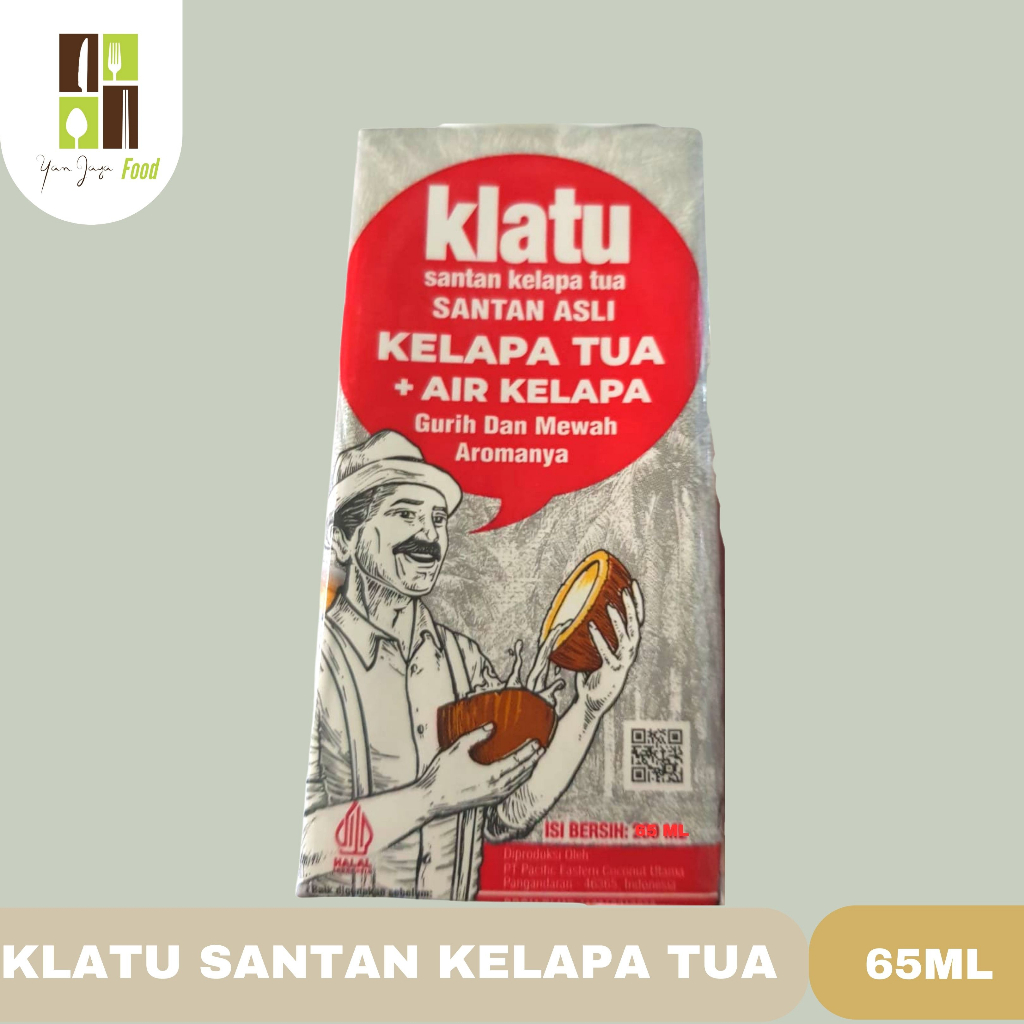 Klatu Santan Kelapa Tua/ Santan Asli / Air Kelapa + Kelapa Tua 200/65 ml