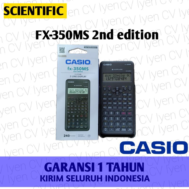 

kalkulator Casio Scientific FX-350MS / Casio FX 350MS / casio fx 350ms / kalkulator casio