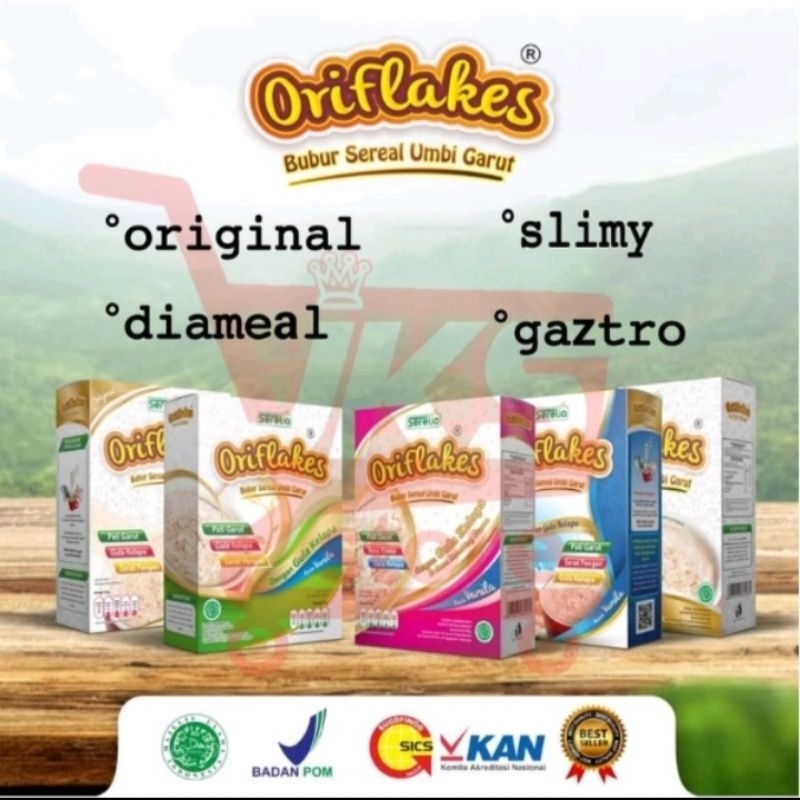 

ORIFLAKES ORIGINAL SEREAL UMBI GARUT