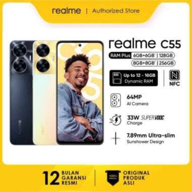 HP REALME C55 6/128 GARANSI RESMI
